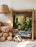 Custom Baby News Poster – Personalized Strong Baby Wall Art